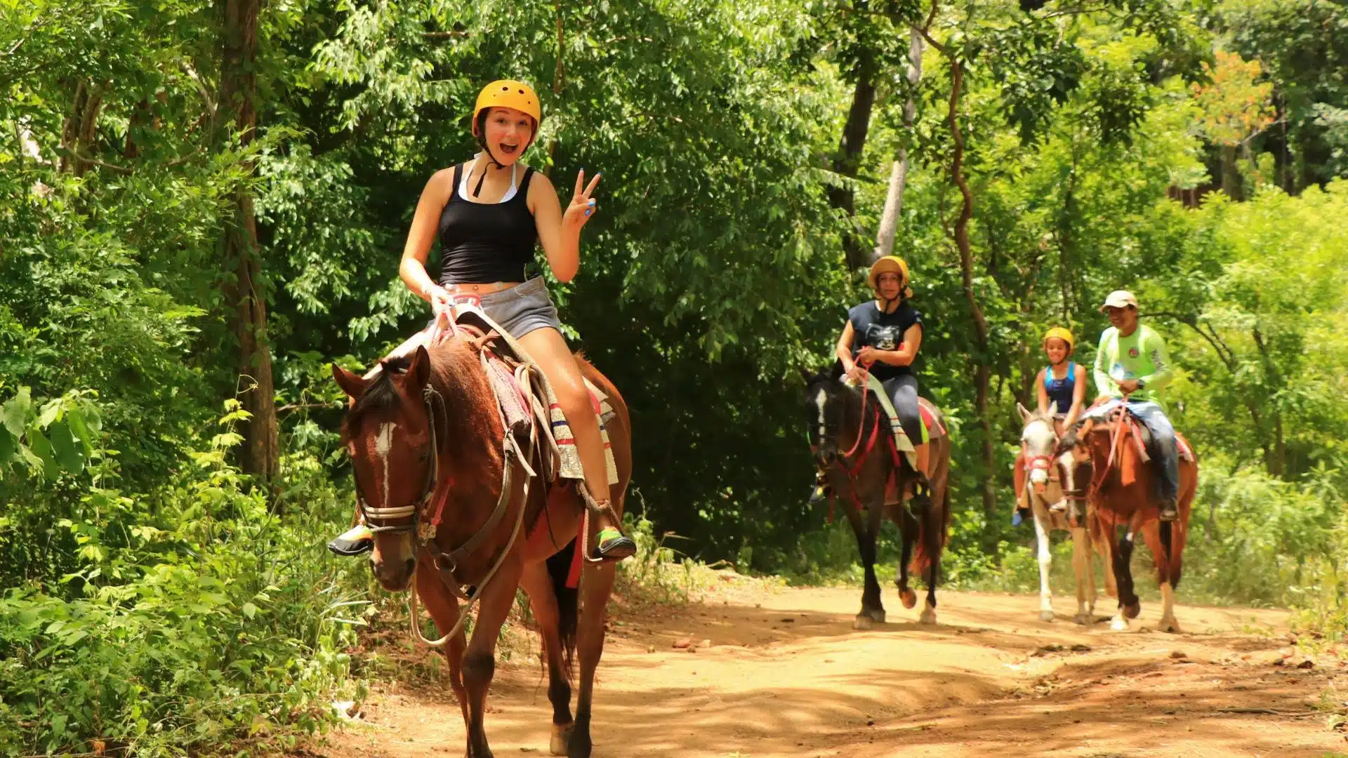 Horseback Riding La Fortuna Rainforest Waterfall Tour Near Arenal Volcano | Canopy Tour La Fortuna Horseback riding tour in La Fortuna Costa Rica near Arenal Volcano with rainforest trails and hot springs